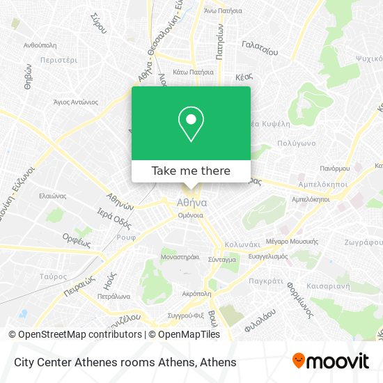 City Center Athenes rooms Athens map