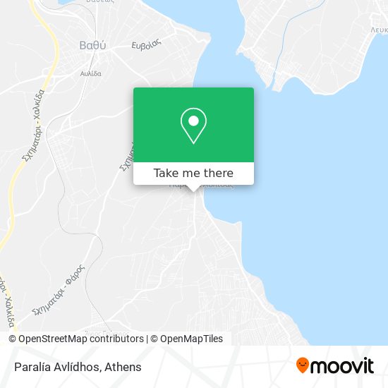 Paralía Avlídhos map