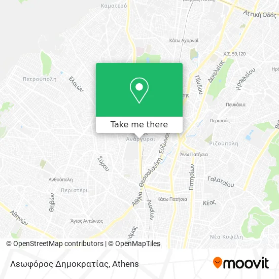 Λεωφόρος Δημοκρατίας map
