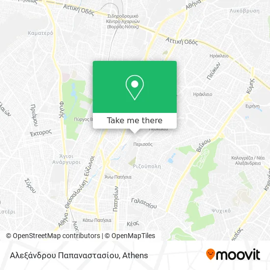 Αλεξάνδρου Παπαναστασίου map