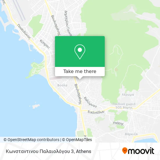 Κωνσταντινου Παλαιολόγου 3 map