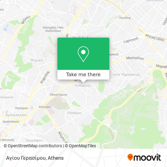 Αγίου Γερασίμου map