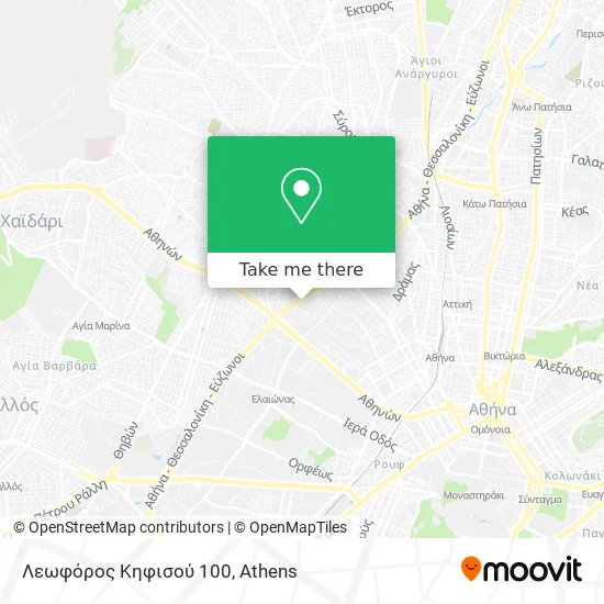 Λεωφόρος Κηφισού 100 map