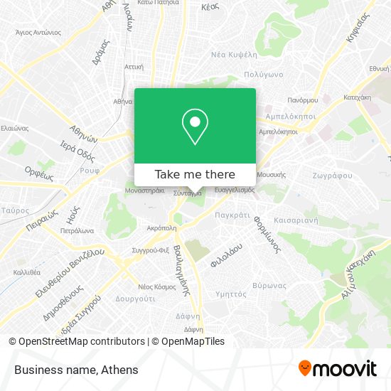 Business name map