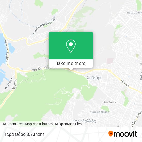 Ιερά Οδός 3 map