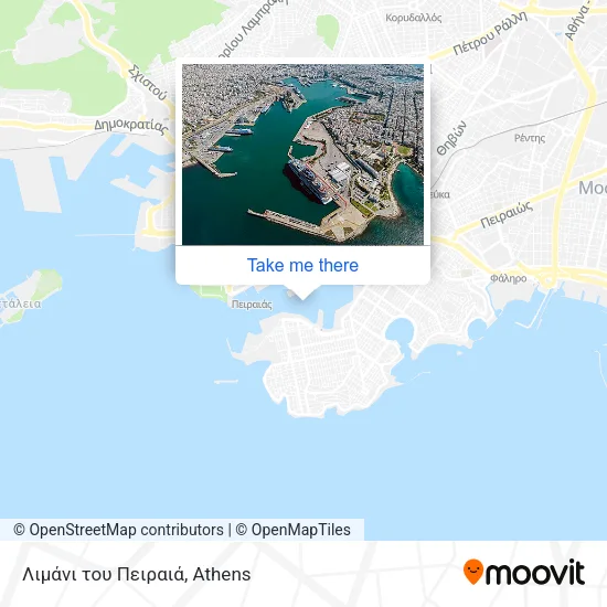 Λιμάνι του Πειραιά map