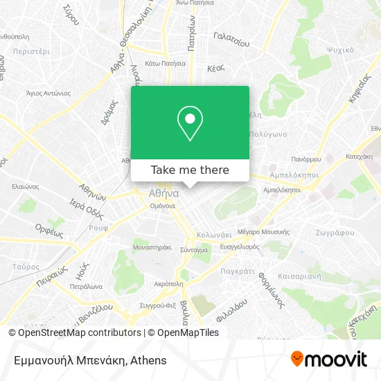 Εμμανουήλ Μπενάκη map
