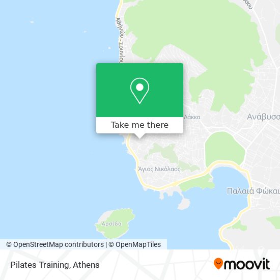 Pilates Training map