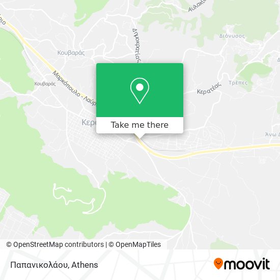 Παπανικολάου map