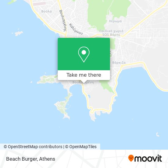 Beach Burger map