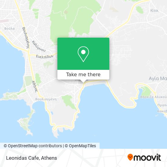 Leonidas Cafe map