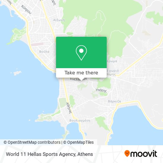 World 11 Hellas Sports Agency map