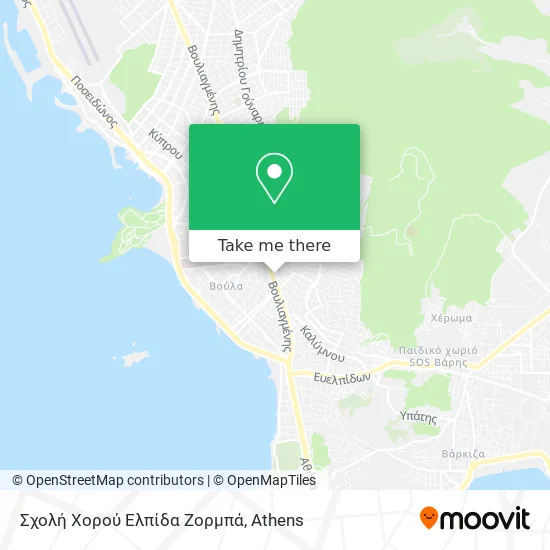 Σχολή Χορού Ελπίδα Ζορμπά map