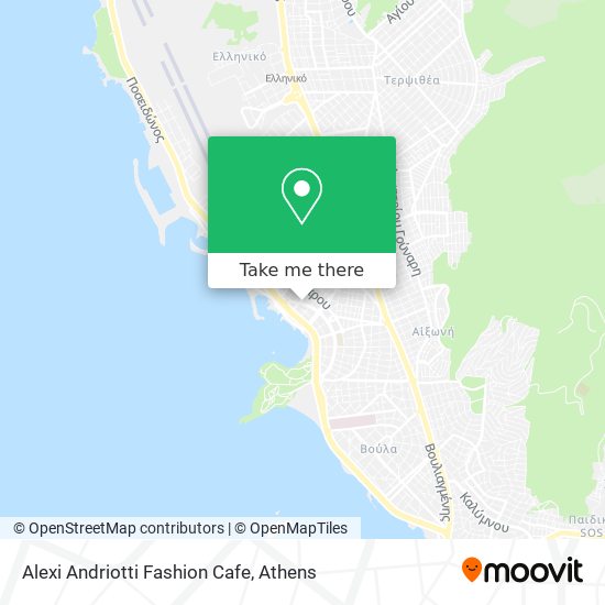 Alexi Andriotti Fashion Cafe map