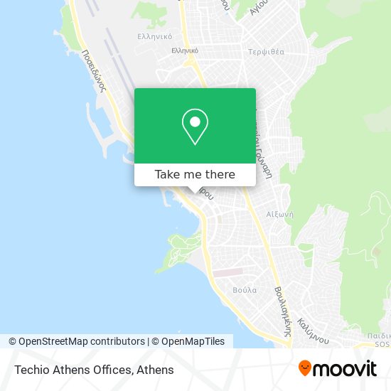 Techio Athens Offices map
