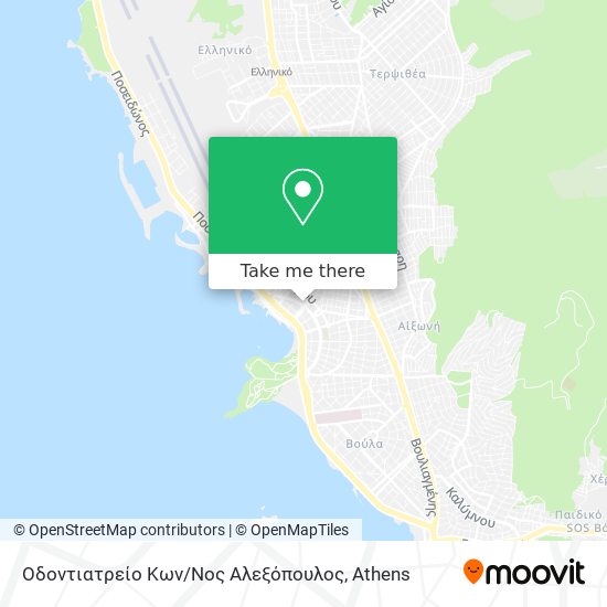Οδοντιατρείο Κων / Νος Αλεξόπουλος map
