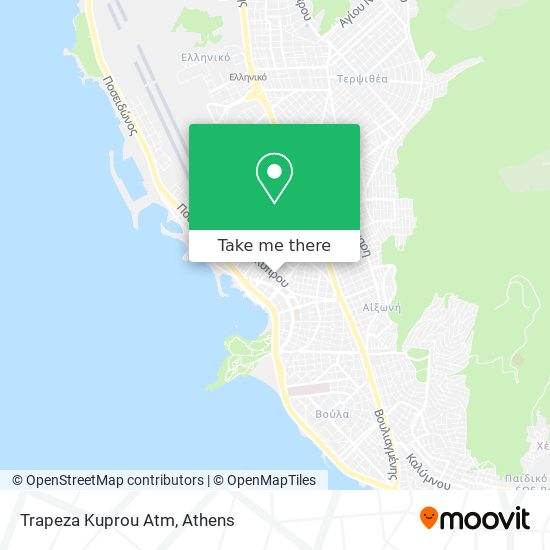 Trapeza Kuprou Atm map