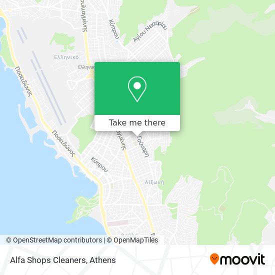 Alfa Shops Cleaners map
