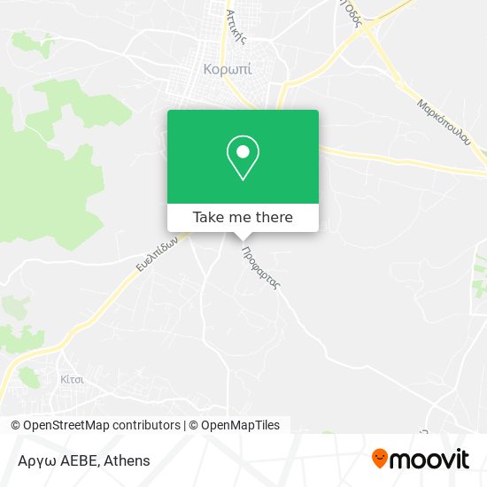 Αργω ΑΕΒΕ map