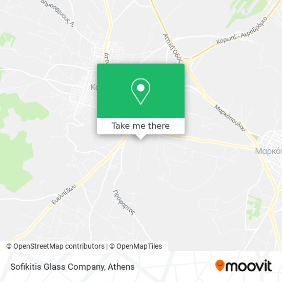 Sofikitis Glass Company map