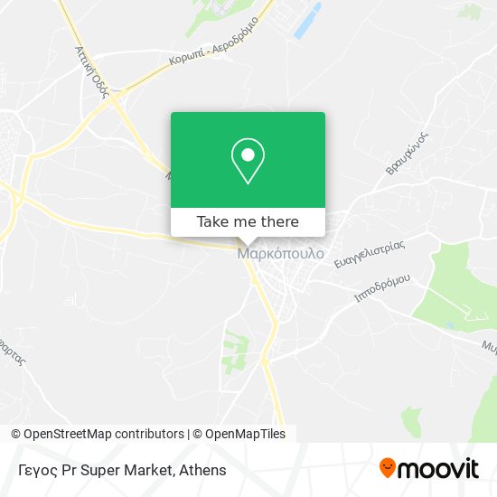 Γεγος Pr Super Market map