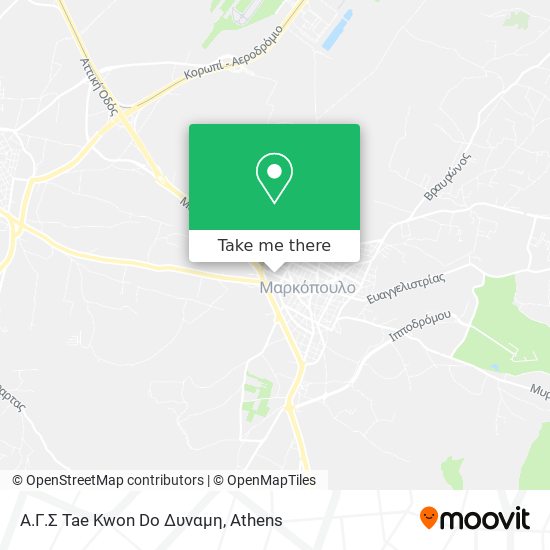 Α.Γ.Σ Tae Kwon Do Δυναμη map