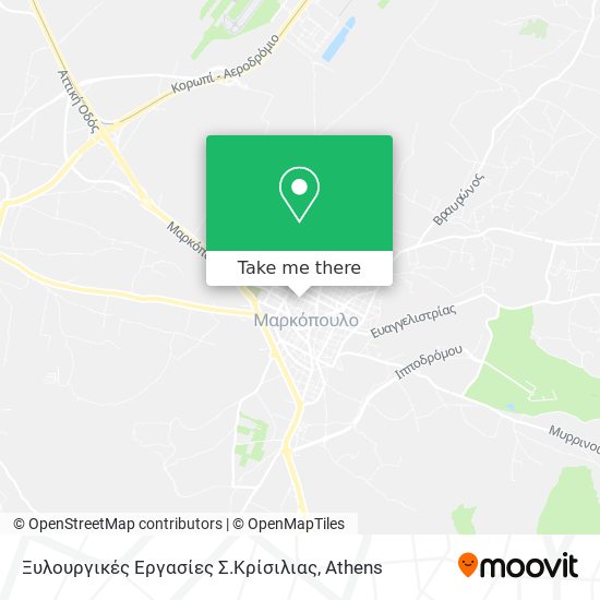 Ξυλουργικές Εργασίες Σ.Κρίσιλιας map