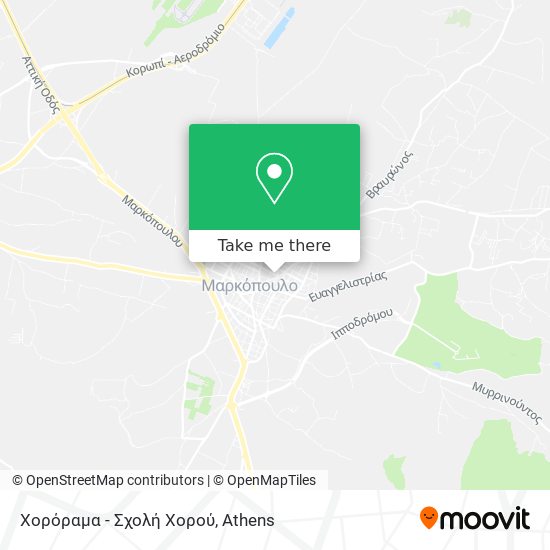 Χορόραμα - Σχολή Χορού map