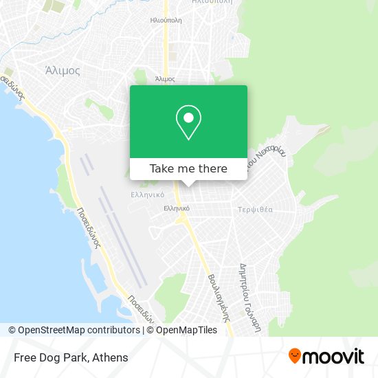 Free Dog Park map