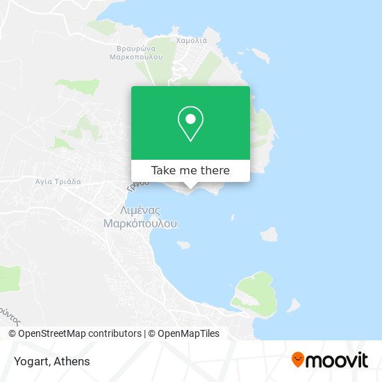 Yogart map
