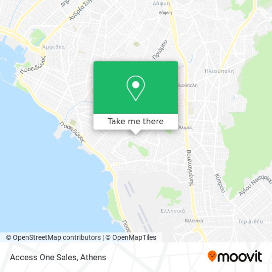 Access One Sales map