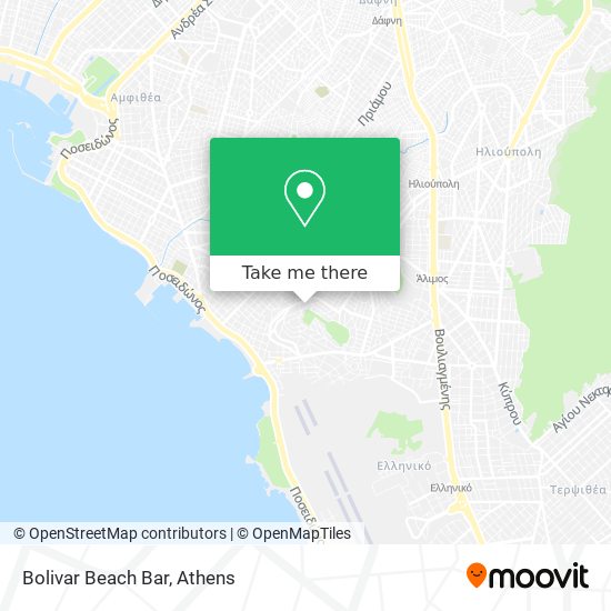 Bolivar Beach Bar map
