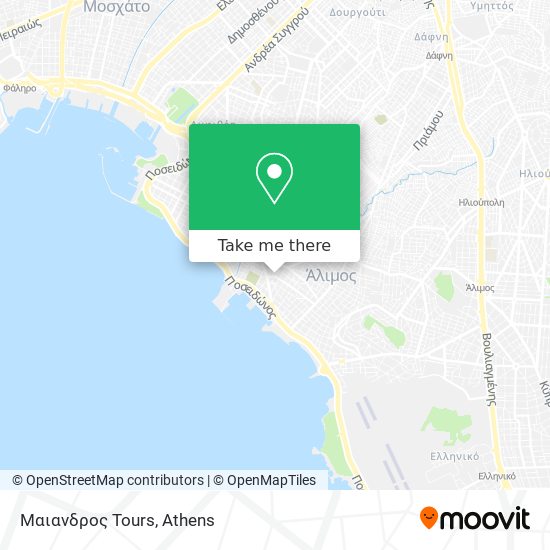 Μαιανδρος Tours map