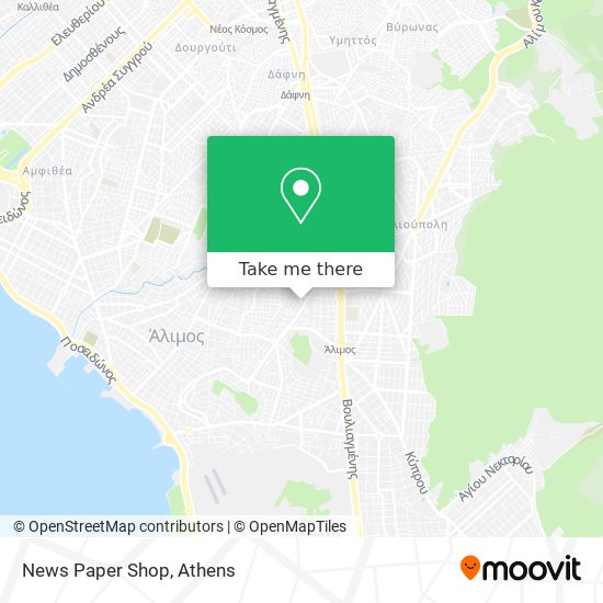 News Paper Shop map