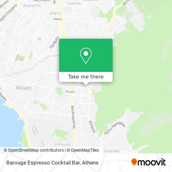 Barouge Espresso Cocktail Bar map
