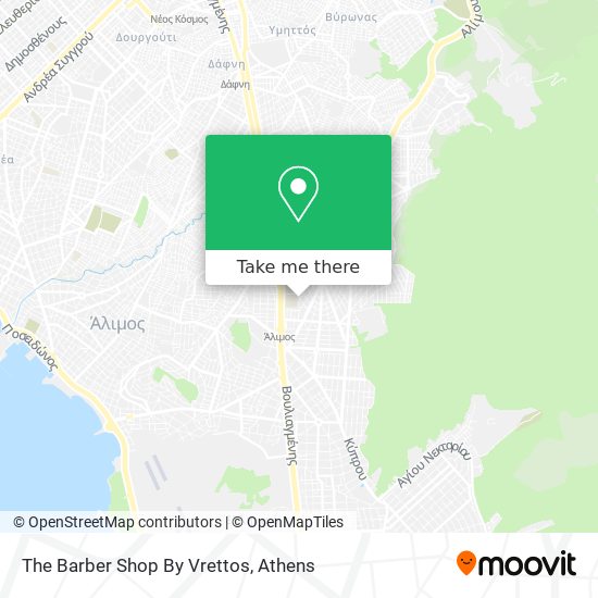 The Barber Shop By Vrettos map