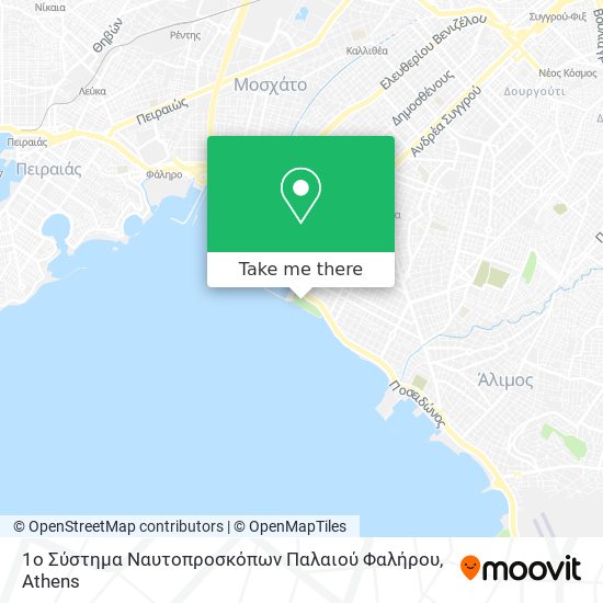 1ο Σύστημα Ναυτοπροσκόπων Παλαιού Φαλήρου map