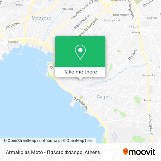 Armakolas Moto - Παλαιο Φαληρο map