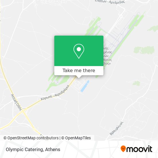 Olympic Catering map