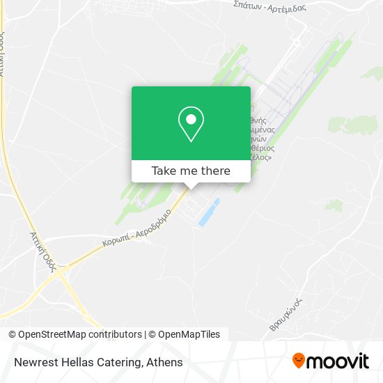 Newrest Hellas Catering map