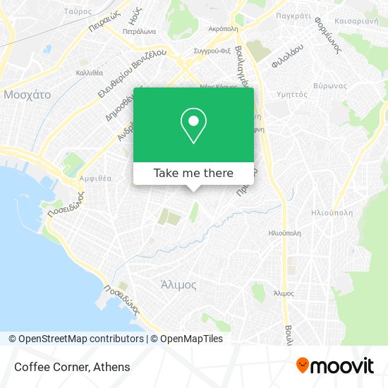 Coffee Corner map