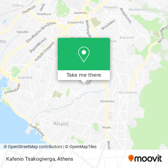 Kafenio Tsakogiwrga map