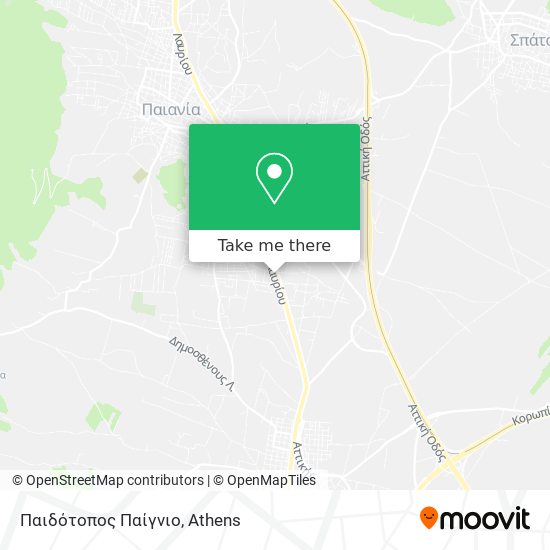 Παιδότοπος Παίγνιο map