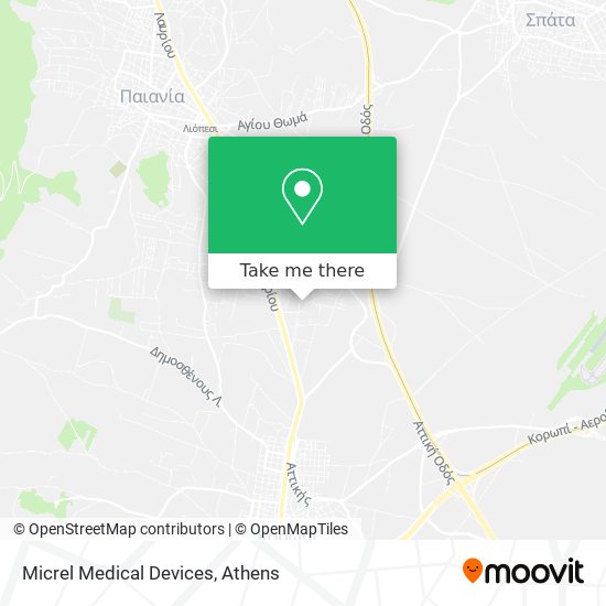 Micrel Medical Devices map