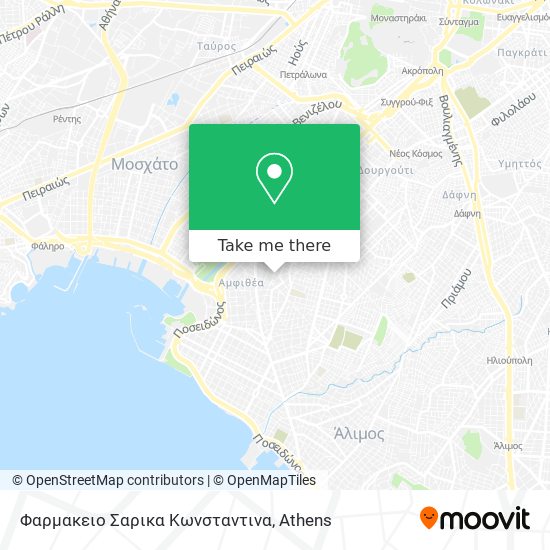 Φαρμακειο Σαρικα Κωνσταντινα map