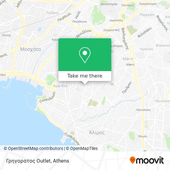 Γρηγορατος Outlet map