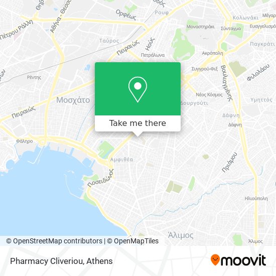 Pharmacy Cliveriou map