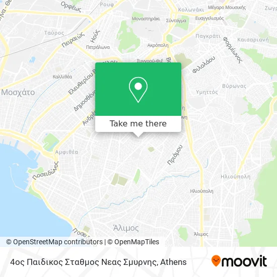 4ος Παιδικος Σταθμος Νεας Σμυρνης map