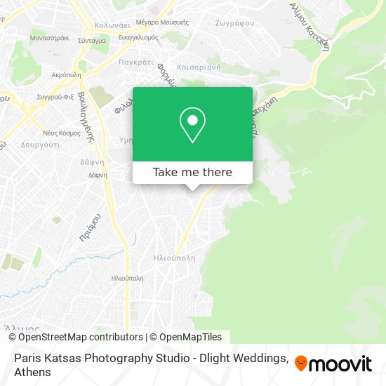 Paris Katsas Photography Studio - Dlight Weddings map