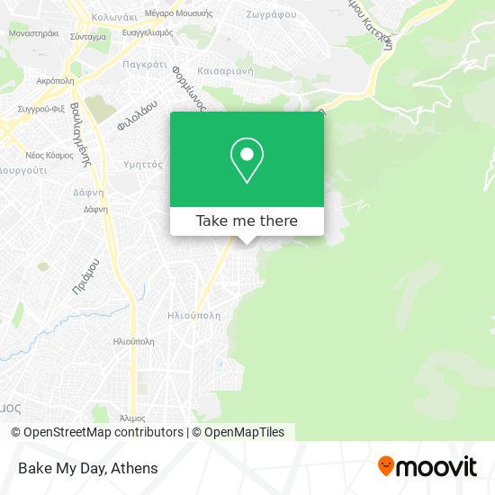 Bake My Day map